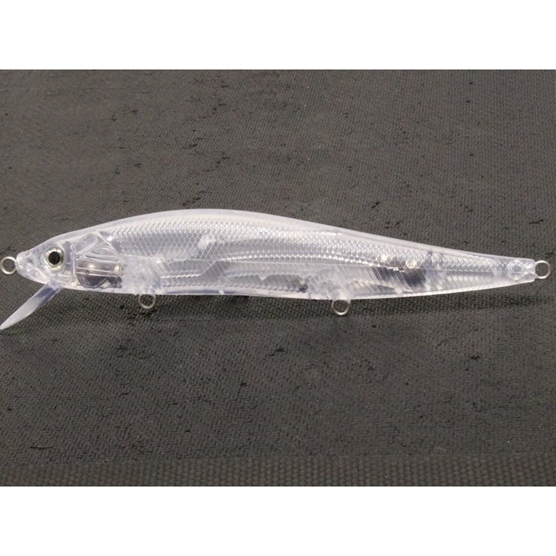 wLure 10 Blank Unpainted Minnow Crankbait Topwater Lipless Jerkbait Fishing Lures (UPM680P10) - Image 1